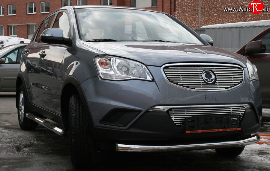8 729 р. Декоративная вставка воздухозаборника Novline SSANGYONG Actyon дорестайлинг (2010-2013)  с доставкой в г. Вологда