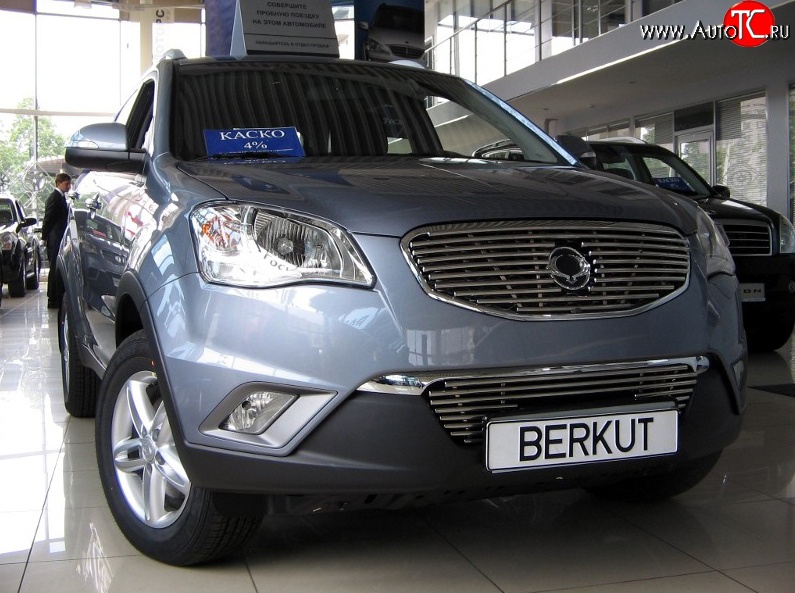 4 799 р. Декоративная вставка воздухозаборника Berkut SSANGYONG Actyon дорестайлинг (2010-2013)  с доставкой в г. Вологда