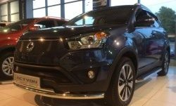 1 469 р. Нижняя сетка на бампер Russtal (черная) SSANGYONG Actyon рестайлинг (2013-2021)  с доставкой в г. Вологда. Увеличить фотографию 4