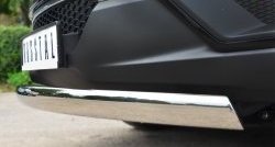 11 599 р. Защита переднего бампера (Ø75х42 мм, нержавейка) Russtal SSANGYONG Actyon дорестайлинг (2010-2013)  с доставкой в г. Вологда. Увеличить фотографию 3