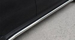 12 299 р. Защита порогов из круглой трубы диаметром 63 мм Russtal SSANGYONG Actyon дорестайлинг (2010-2013) (Защита порогов с со скосами на торцах (вариант 1))  с доставкой в г. Вологда. Увеличить фотографию 9