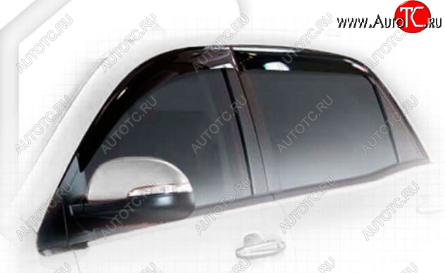 2 159 р. Дефлектора окон CA-Plastiс  SSANGYONG Korando  3 (2010-2025) дорестайлинг (Classic полупрозрачный)  с доставкой в г. Вологда