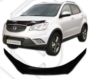 Дефлектор капота CA-Plastic SSANGYONG Korando 3 дорестайлинг (2010-2025)