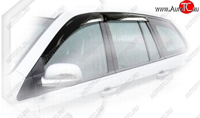 2 079 р. Дефлектора окон CA-Plastiс SSANGYONG Kyron рестайлинг (2007-2016) (Classic полупрозрачный, Без хром.молдинга)  с доставкой в г. Вологда