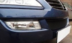 1 469 р. Сетка на бампер Russtal (черная) SSANGYONG Kyron дорестайлинг (2005-2007)  с доставкой в г. Вологда. Увеличить фотографию 2