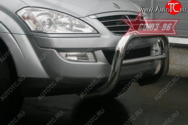 17 954 р. Защита переднего бампера Souz-96 (d76) SSANGYONG Kyron дорестайлинг (2005-2007)  с доставкой в г. Вологда
