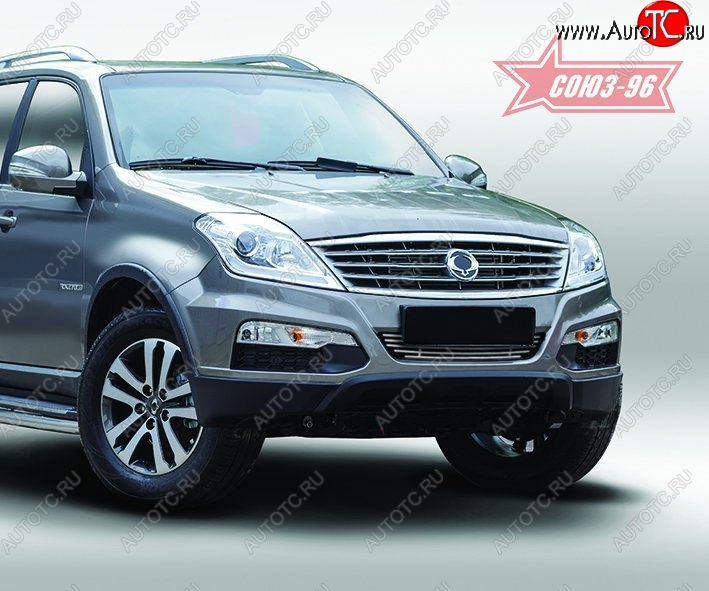 4 454 р. Декоративный элемент воздухозаборника Souz-96 (d10) SSANGYONG Rexton Y290 (2012-2017)  с доставкой в г. Вологда