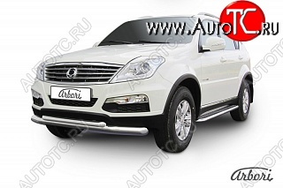 14 219 р. Обвес переднего бампера Arbori SSANGYONG Rexton Y290 (2012-2017)  с доставкой в г. Вологда