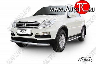 12 689 р. Обвес переднего бампера Arbori SSANGYONG Rexton Y290 (2012-2017)  с доставкой в г. Вологда
