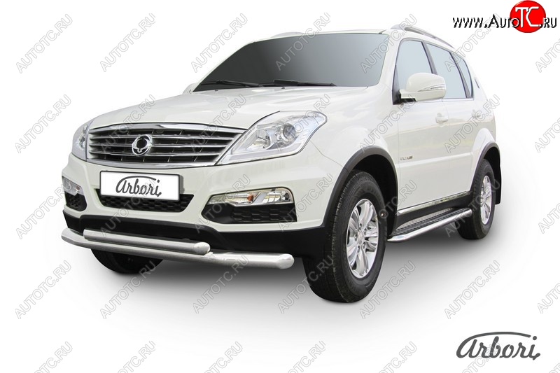15 749 р. Обвес переднего бампера Arbori SSANGYONG Rexton Y290 (2012-2017)  с доставкой в г. Вологда