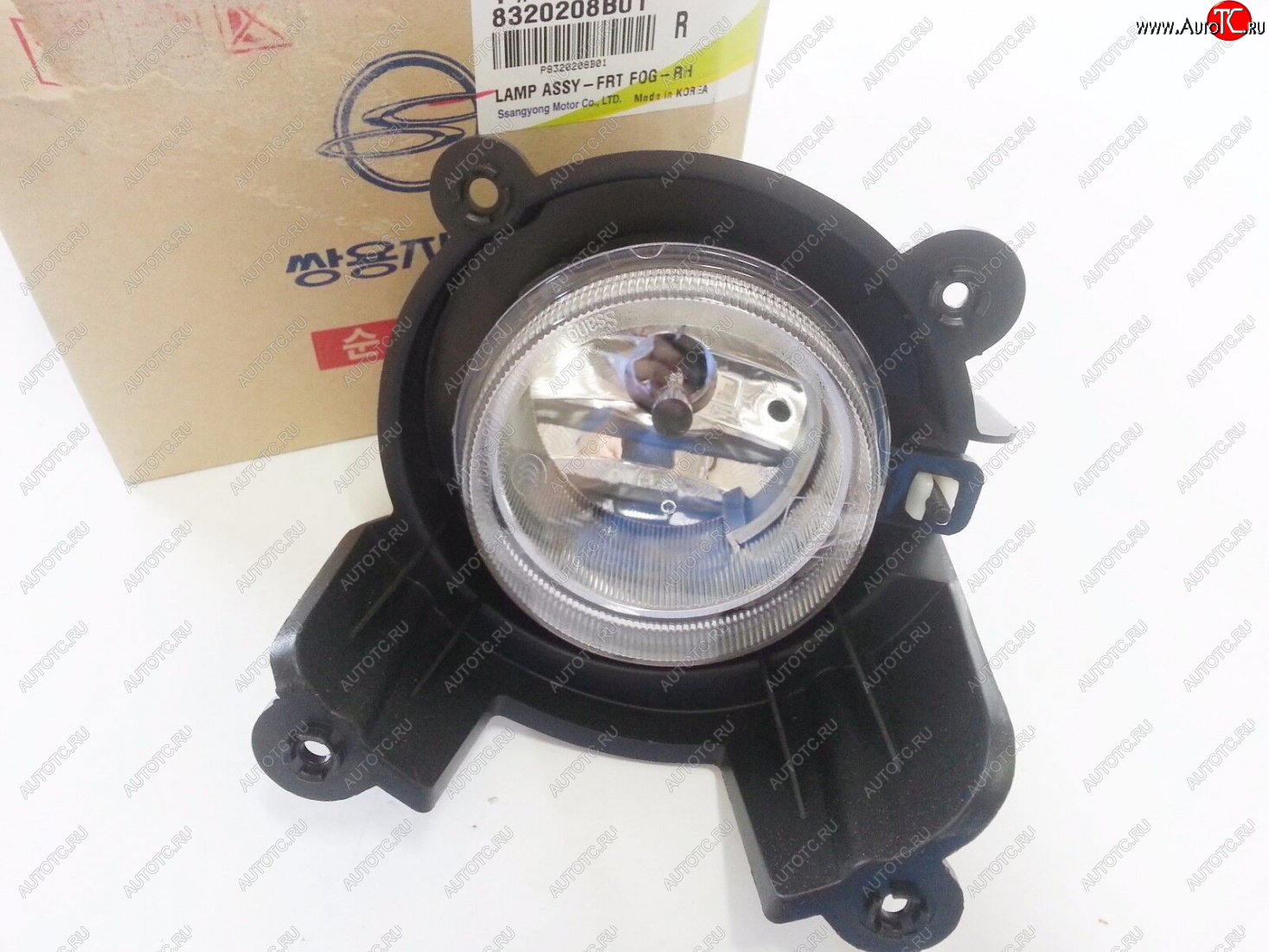 5 749 р. Противотуманная правая фара Оригинал SSANGYONG Rexton Y250 (2006-2012)  с доставкой в г. Вологда