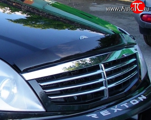 1 979 р. Дефлектор капота NovLine SSANGYONG Rexton Y200 (2001-2006)  с доставкой в г. Вологда
