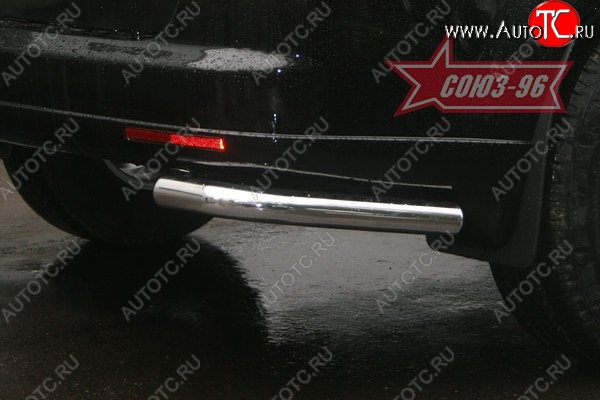 6 839 р. Защита заднего бампера Souz-96 (d60) SSANGYONG Rexton Y250 (2006-2012)  с доставкой в г. Вологда