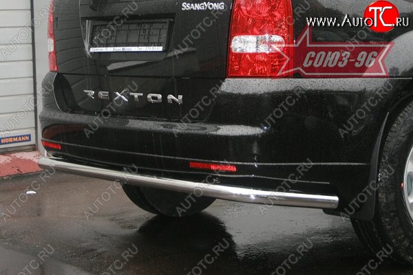 9 629 р. Защита заднего бампера Souz-96 (d60) SSANGYONG Rexton Y250 (2006-2012)  с доставкой в г. Вологда