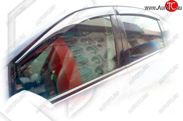 2 079 р. Дефлектора окон CA-Plastic  SSANGYONG Rodius  1 (2004-2013) (Classic полупрозрачный, Без хром.молдинга)  с доставкой в г. Вологда