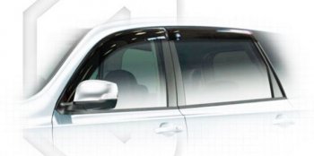 Дефлектора окон CA-Plastiс Subaru Exiga (2008-2015) (Classic полупрозрачный, Без хром.молдинга)