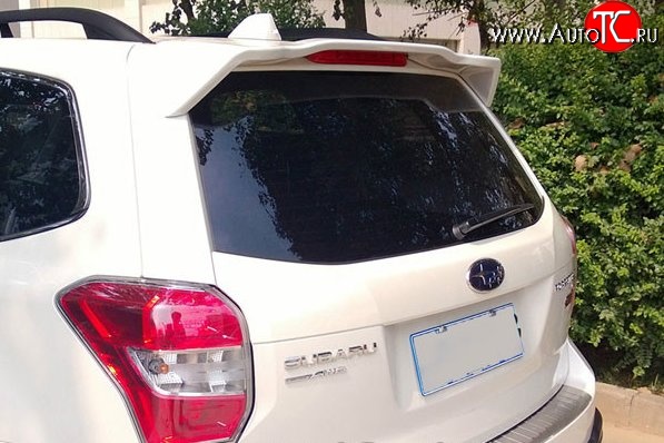 2 549 р. Спойлер M-VRS Subaru Forester SJ дорестайлинг (2012-2016) (Неокрашенный)  с доставкой в г. Вологда