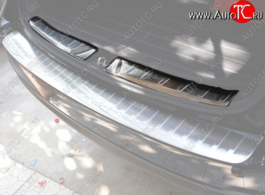 9 199 р. Металлический порожек в багажник автомобиля СТ Subaru Forester SJ дорестайлинг (2012-2016)  с доставкой в г. Вологда