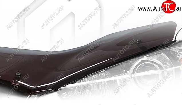 2 699 р. Дефлектор капота CA-Plastiс технику из списка применимости (Classic полупрозрачный, Без надписи)  с доставкой в г. Вологда
