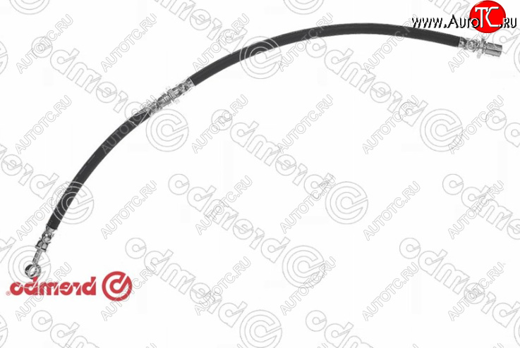 2 659 р. Правый задний тормозной шланг BREMBO Subaru Forester SF дорестайлинг (1997-2000)  с доставкой в г. Вологда