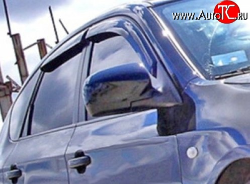 999 р. Комплект дефлекторов окон (ветровиков) 4 шт. Russtal Subaru Forester SH (2008-2013)  с доставкой в г. Вологда
