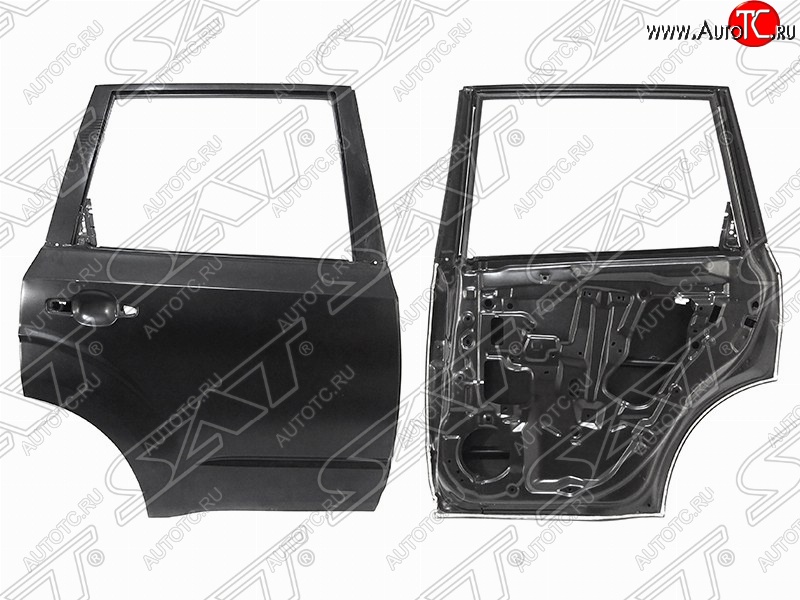 14 449 р. Правая дверь задняя SAT Subaru Forester SH (2008-2013) (Неокрашенная)  с доставкой в г. Вологда