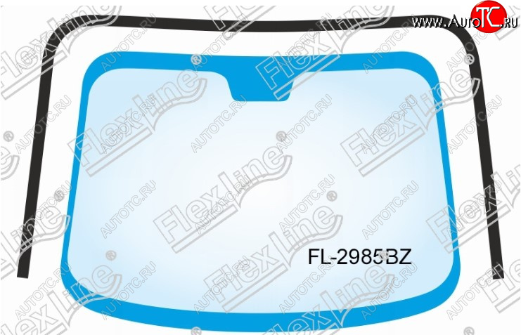 2 599 р. Молдинг лобового стекла FlexLine Subaru Forester SH (2008-2013)  с доставкой в г. Вологда