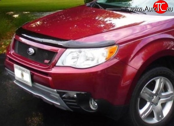 3 299 р. Дефлектор капота NovLine Subaru Forester SH (2008-2013)  с доставкой в г. Вологда