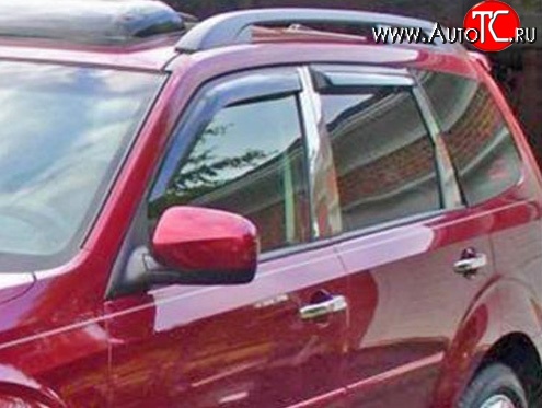 2 259 р. Дефлекторы окон (ветровики) Novline 4 шт Subaru Forester SH (2008-2013)  с доставкой в г. Вологда