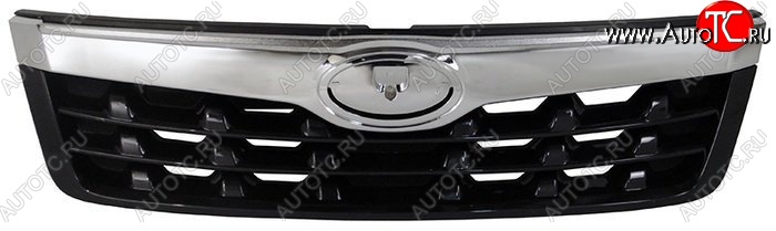 8 199 р. Решётка радиатора (рестайлинг) SAT Subaru Forester SH (2008-2013) (Неокрашенная)  с доставкой в г. Вологда