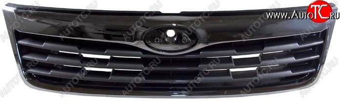 6 199 р. Решётка радиатора (до рестайлинг) SAT Subaru Forester SH (2008-2013) (Неокрашенная)  с доставкой в г. Вологда