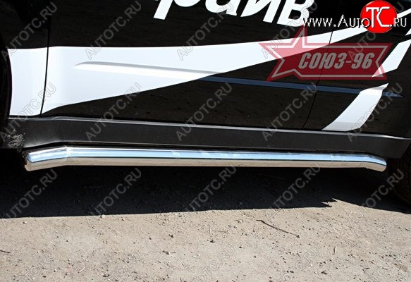 12 239 р. Защита порогов Souz-96 (d60) Subaru Forester SH (2008-2013)  с доставкой в г. Вологда