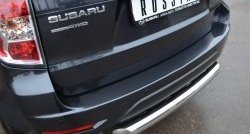 15 999 р. Одинарная защита заднего бампера из трубы диаметром 76 мм SLITKOFF Subaru Forester SH (2008-2013)  с доставкой в г. Вологда. Увеличить фотографию 3