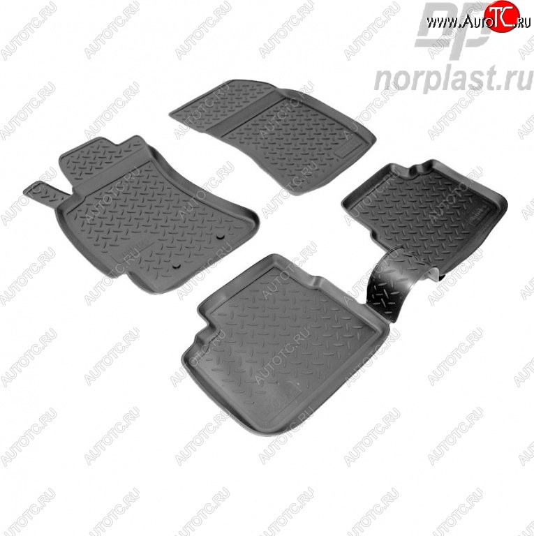 2 569 р. Комплект ковриков в салон Norplast Subaru Forester SH (2008-2013)  с доставкой в г. Вологда