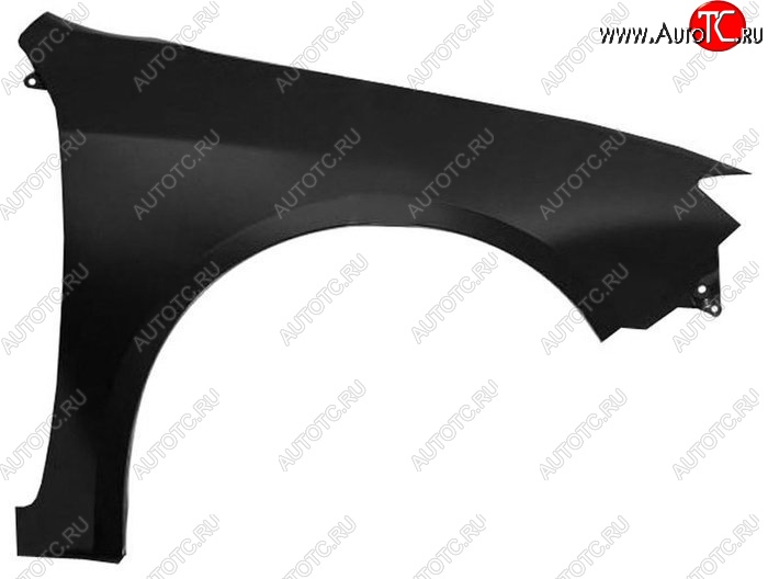 2 599 р. Переднее правое крыло SAT (без отв. под поворот, пр-во Тайвань)  Subaru Impreza ( GE,  GH) (2007-2012) седан, хэтчбэк (Неокрашенное)  с доставкой в г. Вологда