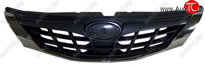 1 439 р. Решётка радиатора SAT  Subaru Impreza ( GE,  GH) (2007-2012) седан, хэтчбэк (Неокрашенная)  с доставкой в г. Вологда