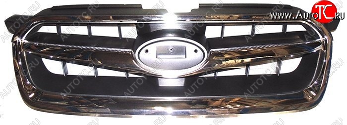 1 439 р. Решётка радиатора SAT  Subaru Legacy  BL,B13 (2006-2009) рестайлинг седан (Неокрашенная)  с доставкой в г. Вологда