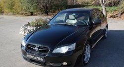 1 009 р. Реснички на фары RA Subaru Legacy BL/B13 дорестайлинг седан (2003-2006) (Неокрашенные)  с доставкой в г. Вологда. Увеличить фотографию 2