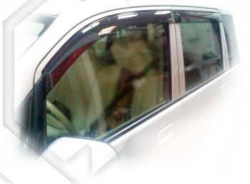 Дефлектора окон CA-Plastic Subaru Stella  RN (2006-2011) (Classic полупрозрачный, Без хром.молдинга)