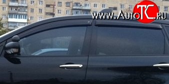 999 р. Комплект дефлекторов окон (ветровиков) 4 шт. Russtal Subaru Tribeca (2008-2014)  с доставкой в г. Вологда