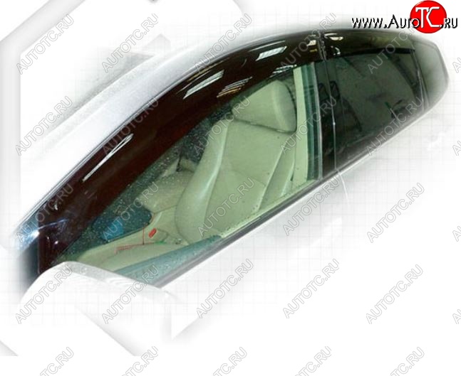 2 079 р. Дефлектора окон CA-Plastic Subaru Tribeca (2005-2007) (Classic полупрозрачный, Без хром.молдинга)  с доставкой в г. Вологда