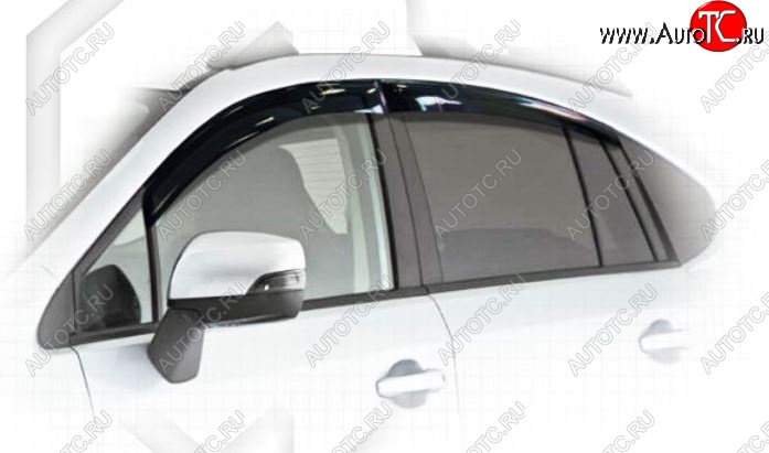 2 099 р. Дефлектора окон CA-Plastiс Subaru XV GP/G33 дорестайлинг (2012-2016) (Classic полупрозрачный, Без хром.молдинга)  с доставкой в г. Вологда