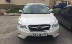 1 469 р. Сетка на бампер Russtal (черная) Subaru XV GP/G33 дорестайлинг (2012-2016)  с доставкой в г. Вологда. Увеличить фотографию 2