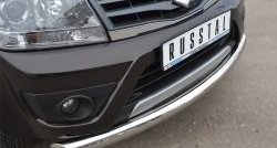 15 999 р. Одинарная защита переднего бампера диаметром 76 мм (5 дв.) SLITKOFF Suzuki Grand Vitara JT 5 дверей 2-ой рестайлинг (2012-2016)  с доставкой в г. Вологда. Увеличить фотографию 2