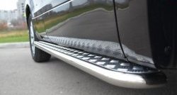 24 649 р. Широкая защита порогов (5 дв.) SLITKOFF Suzuki Grand Vitara JT 5 дверей 2-ой рестайлинг (2012-2016)  с доставкой в г. Вологда. Увеличить фотографию 3
