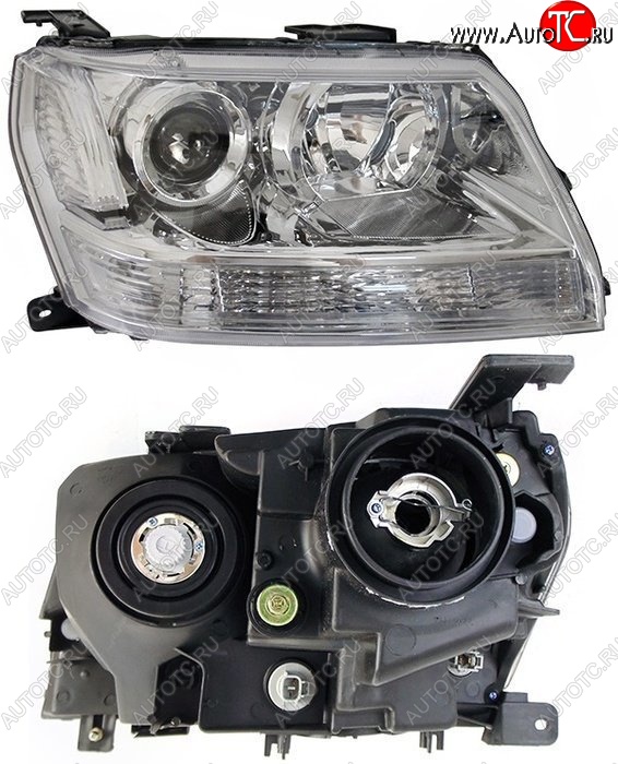 7 199 р. Правая фара SAT (под ксенон) Suzuki Escudo 3 дорестайлинг (2006-2008)  с доставкой в г. Вологда