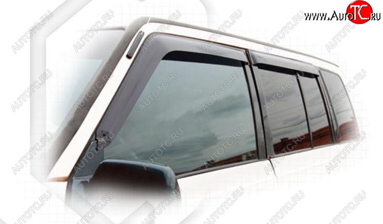 2 079 р. Дефлектора окон CA-Plastic (1,6 л)  Suzuki Escudo  1 (1988-1997) дорестайлинг, рестайлинг (Classic полупрозрачный)  с доставкой в г. Вологда