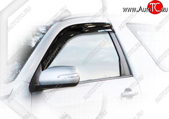 1 839 р. Дефлектора окон CA-Plastic  Suzuki Grand Vitara  JT 3 двери (2005-2008) дорестайлинг (Classic полупрозрачный, Без хром.молдинга)  с доставкой в г. Вологда