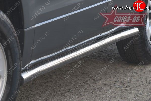 10 484 р. Защита порогов Souz-96 (d60) Suzuki Grand Vitara JT 3 двери дорестайлинг (2005-2008)  с доставкой в г. Вологда