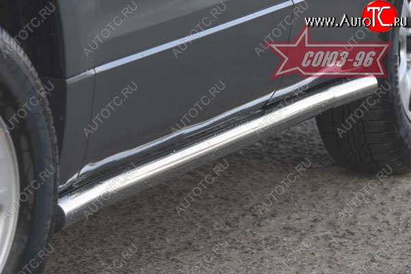 11 069 р. Защита порогов Souz-96 (d60) Suzuki Grand Vitara JT 5 дверей дорестайлинг (2005-2008)  с доставкой в г. Вологда